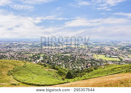 The Malverns From The Worcestershire Beacon, England