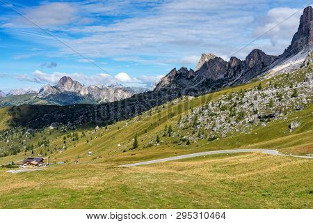Italy Dolomites Moutnain - Passo Di Giau In South Tyrol