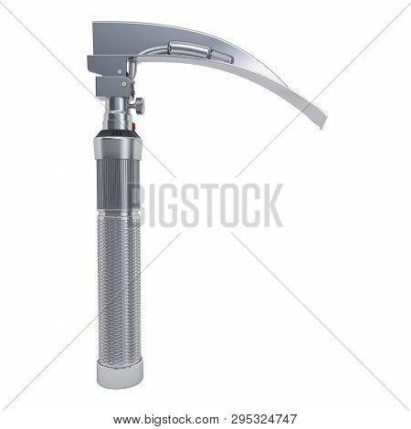 Laryngoscope, 3d Rendering Isolated On White Background