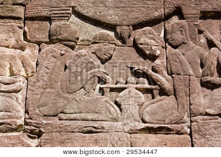 Antiguo juego de ajedrez de Khmer