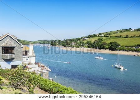 3 June 2018: Salcombe, Devon, Uk - Salcombe And The Kingsbridge Estuary Devon Uk
