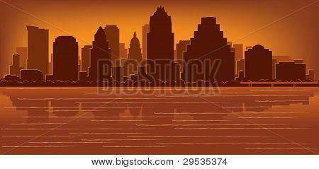Skyline di Austin, Texas