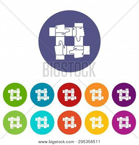 Like Icons Color Set For Any Web Design On White Background
