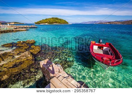 Ksamil -  Butrint National Park, Sarande, Southern Albania, Europe