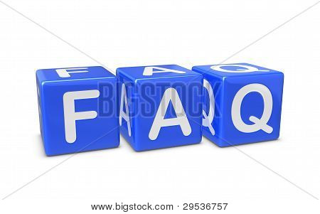 Blue Faq Boxes