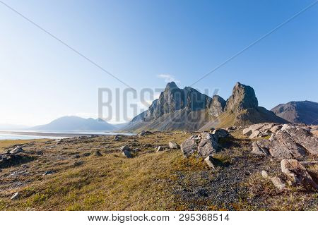 Hvalnes Lava Beach Landscape, East Iceland Landmark
