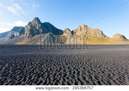 Hvalnes Lava Beach Landscape, East Iceland Landmark