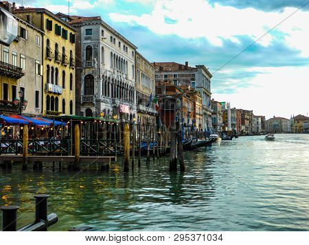 Beautiful Photo Of Venice Italy. Canal And Architecture.
