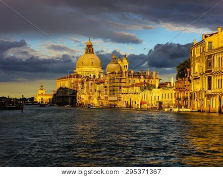 Beautiful Photo Of Venice Italy. Canal And Architecture.