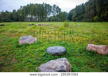 Stones In Landscaping Art Park 