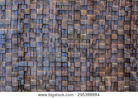 Brown Wall And Waterfall Wall Background Texture