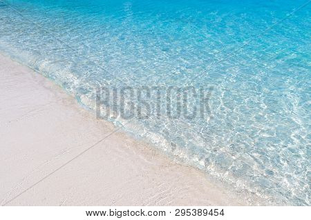 Beautiful Beach View Island Seascape At Trad Province Eastern Of Thailand  Blue Water Background Tex