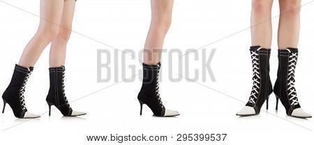 Topboots isolated on white background 