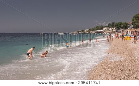 Beach And Sea At The Resort Dhermi, Albania