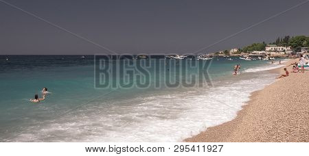 Beach And Sea At The Resort Dhermi, Albania