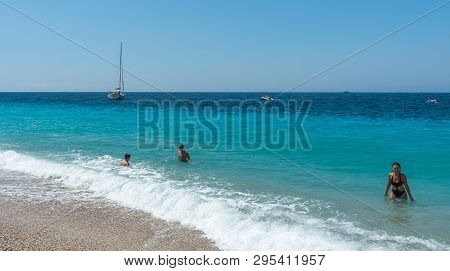 Beach And Sea At The Resort Dhermi, Albania