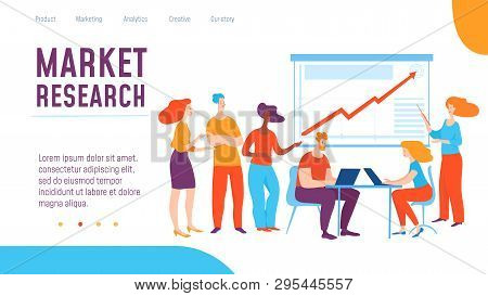 Vector Concept Market Reserch Creative Business Illustration