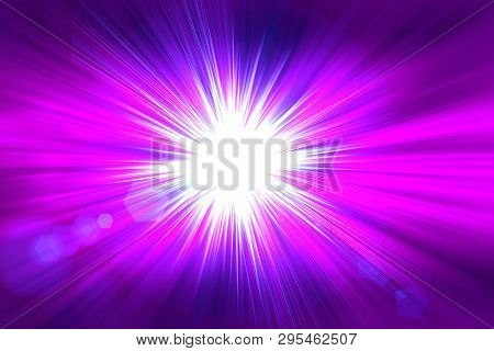 Radial Purple Abstract Background. Abstract Radial Zoom Motion Design Gradient Starbust Blur Backgro