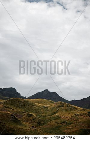 Peaks in Oza Valley, Pyrenees in Spain.