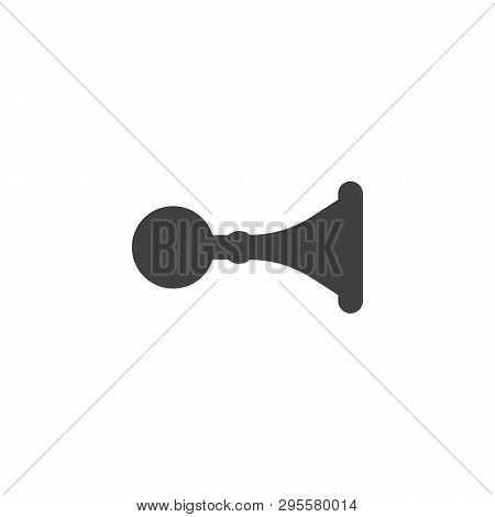 Air Horn Vector Icon. Filled Flat Sign For Mobile Concept And Web Design. Sound Horn Glyph Icon. Att
