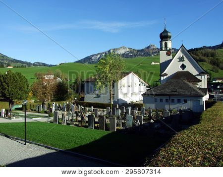 Catholic Parish Church Of St. Martin Or Kirche St. Martin, Schwende - Canton Of Appenzell Innerrhode