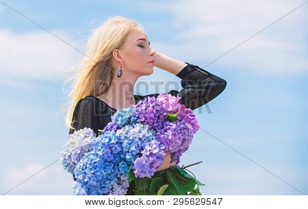 Springtime Bloom. Female Adore Flowers. Spring Attributes. Enjoy Spring Without Allergy. Allergy Fre