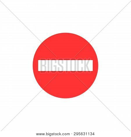 No Entry Sign. Vector Vector & Photo (Free Trial) | Bigstock