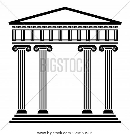 Vektor antike griechische Architektur