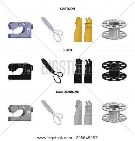 Isolated Object Of Craft And Handcraft Logo. Set Of Craft And Industry Stock Vector Illustration.