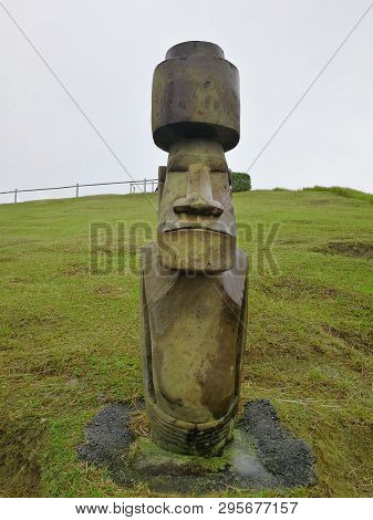 Miyazaki Prefecture Japan Sun Messe Moai Statue  Theme Park Nichinan Coast