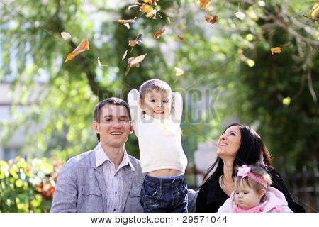 Aile sonbahar Park