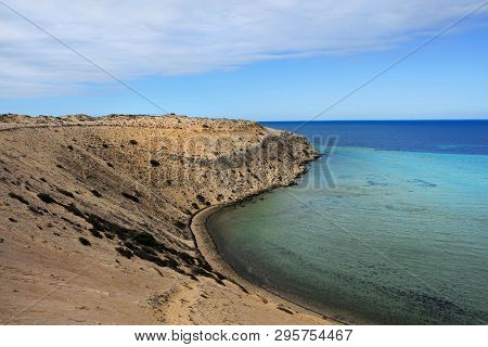 Eagle Bluff Features A Spectacularly High Cliff That Overlooks The Denham Sound Near Shark Bay