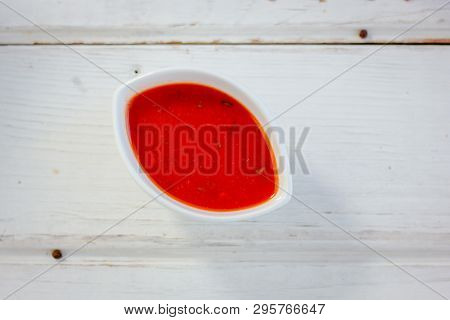 Red Salsa, Adjika Or Chatney Sauce, Great Image For Your Needs.