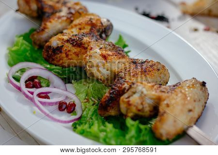 Chiken Wings Prepared On Grill, Great Image For Your Needs.