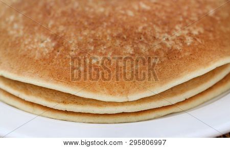 Pancake Locally Named As Chitoi Pitha In Bangladesh In A Plate