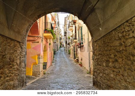 In The Alleys Of The Town Of Venafro, In Central Italy