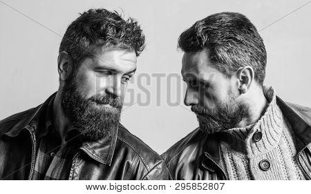 Masculine And Brutal Friends. Bully Team. Masculinity And Brutality. Feel Confident In Brutal Leathe