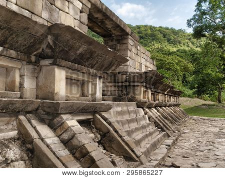 October 06, 2008, Veracruz, Mexico - Pre Hispanic Pyramid Is Seen At The Archeological Area Of El Ta