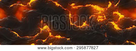 Seamless Magma- Large File. Destroy Molten- Fluid Metal