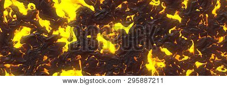 Seamless Magma- Large File. Destroy Molten- Fluid Metal