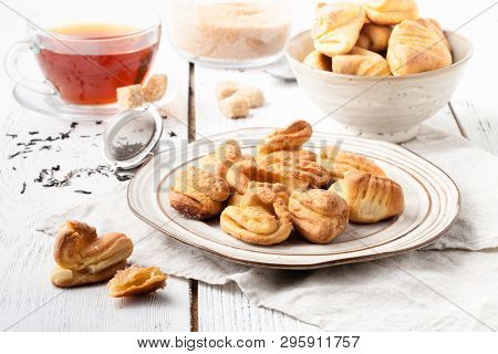 Cookies Cottage Cheese For Light Breakfast Cllose Up