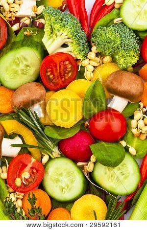 un corazón de verduras. icono de la foto en la dieta, pérdida de peso y dieta saludable.