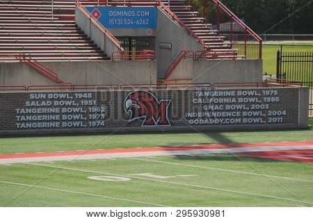 May 30, 2016, Miami University Yager Stadium Away Team Side With A List Of Miami University College 