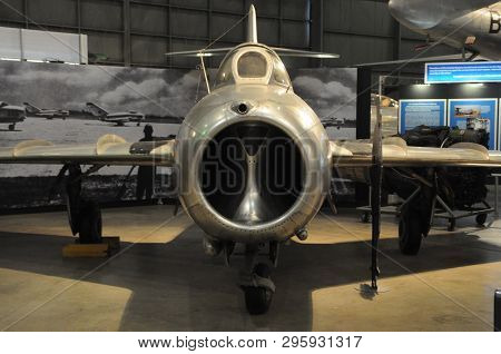 May 30, 2016, Dayton, Oh North Korean M-15 Jet Fighter Plane Flown By No Kum Sok On Display At The N