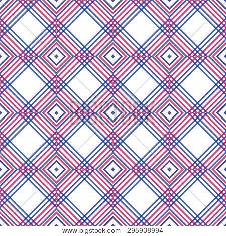 Abstract Geometrical Pattern Multicolored Lined Squares Rhombs Elements Background Eps10