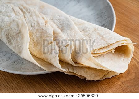 Lavash (soft, thin unleavened flatbread)