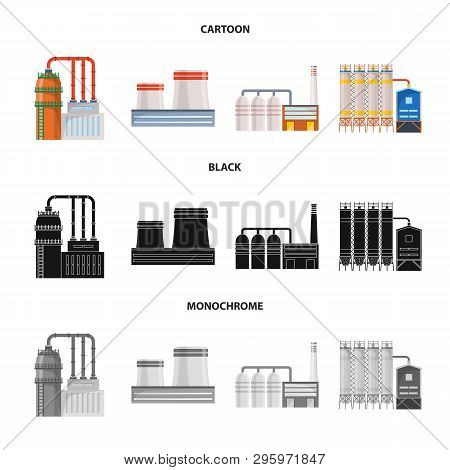 Vector Design Of Production And Structure Sign. Set Of Production And Technology Stock Vector Illust