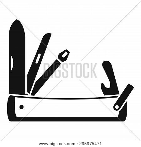 Penknife Icon. Simple Illustration Of Penknife Vector Icon For Web Design Isolated On White Backgrou