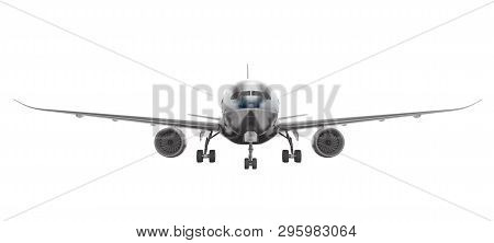 White Aviation Isolated 3d Render Plane On White Background No Shadow