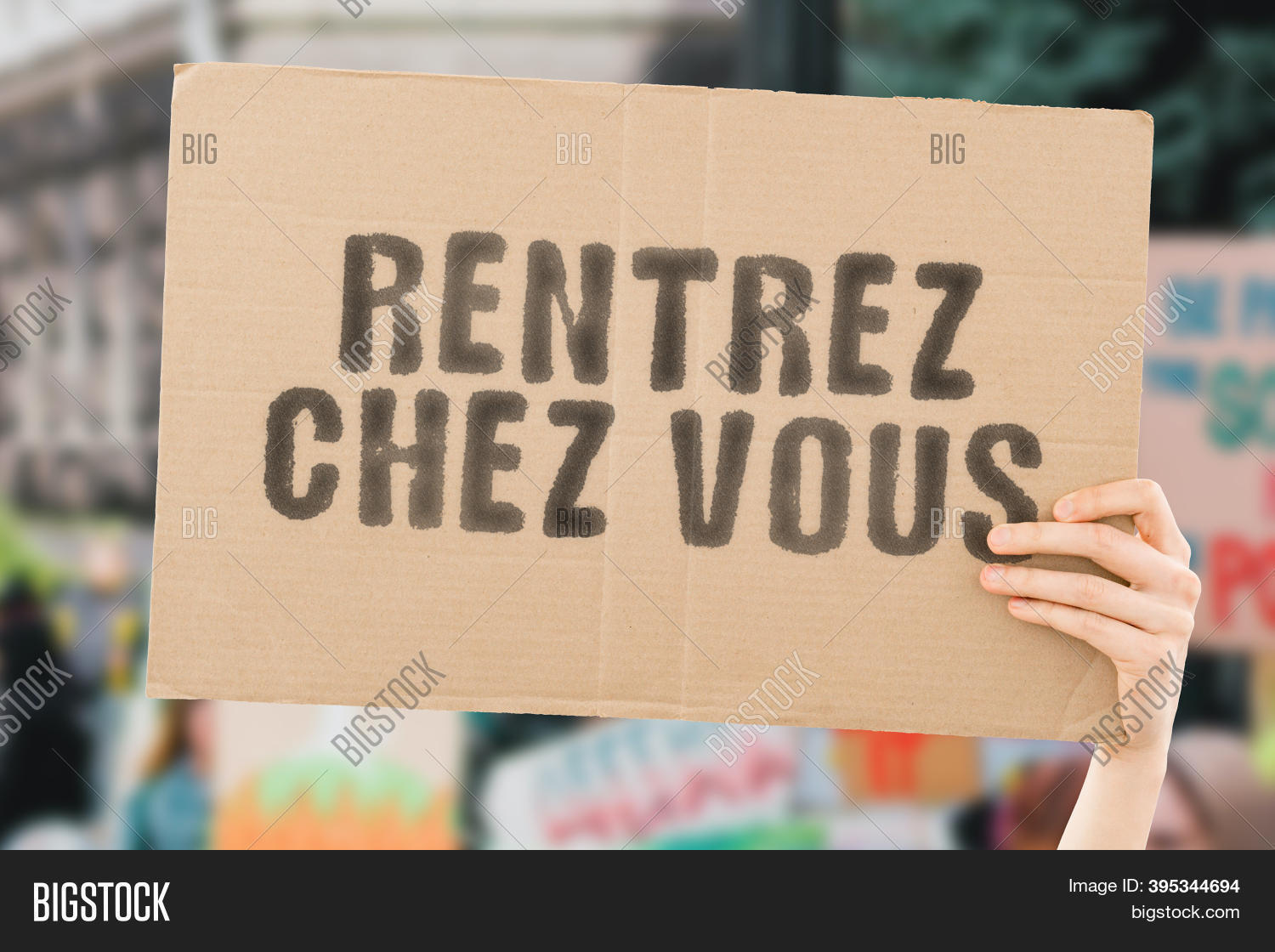 Phrase " Rentrez Chez Image & Photo (Free Trial) Bigstock